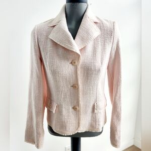 Tailored Blazer with Notched Lapel